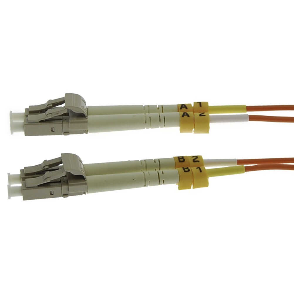 25m LC-LC Duplex Multimode 62.5/125 Fiber Optic Optical Patch Cable Cord Orange
