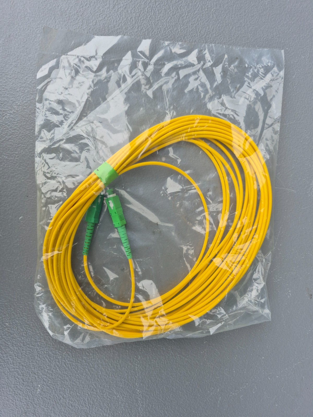 New Fiber Corning Plus 30ft LC-LC SM OFNR Patch Cord Optical Cable