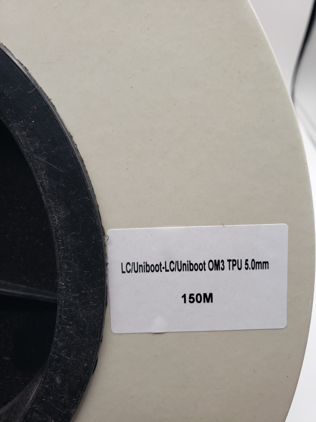 500ft/150m OD-5mm Industrial TPU OM3 Fiber LC to LC Outdoor Armored Fiber Pat…