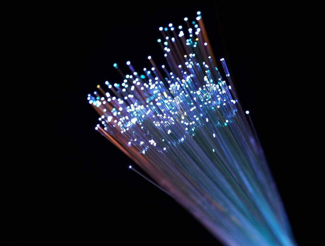 PMMA END Glow Fiber Optic Light Cable 100Pcs Ф0.03In(0.75Mm) 6.5Ft/2M