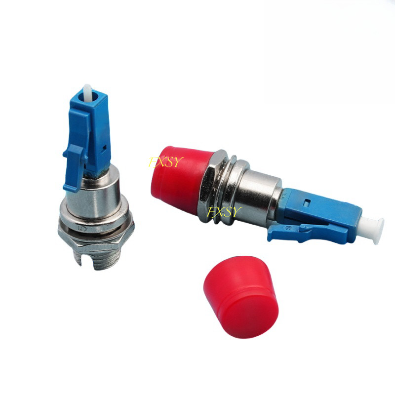 FC/UPC Female to LC/UPC Male SM MM Hybrid Fiber Optical Adapter Optic Converter