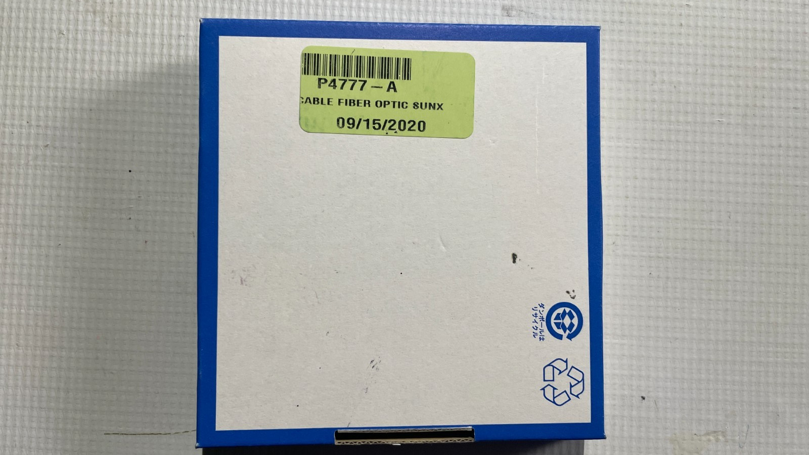 Panasonic P4777-A Duplex Fiber Optic Cable 2m Blue Raw Fiber Ends