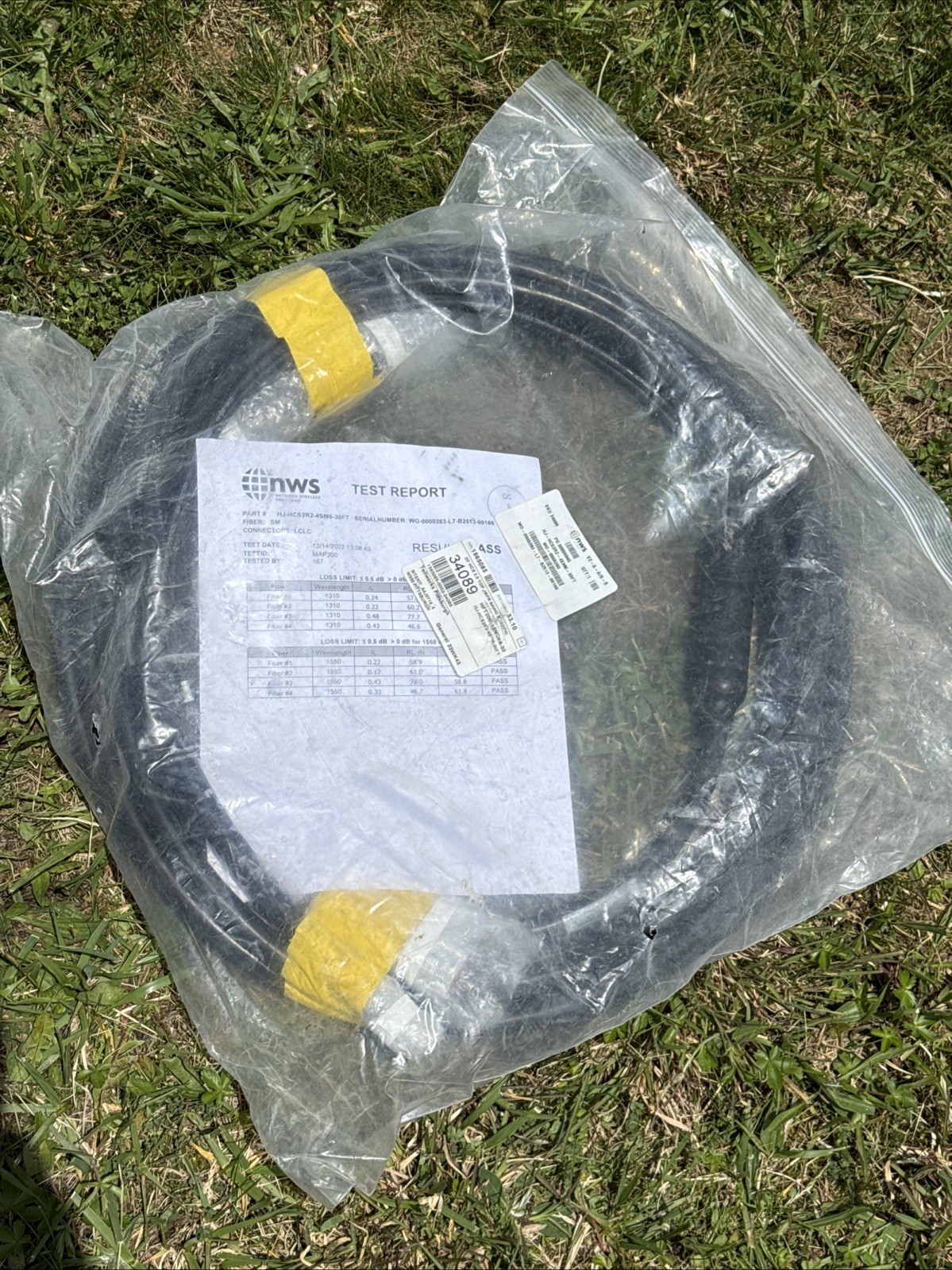 NWS 34089 Commscope HJ-Hcs2R 2 –4Sm6 – 30FT Cable ASSY Sealed￼