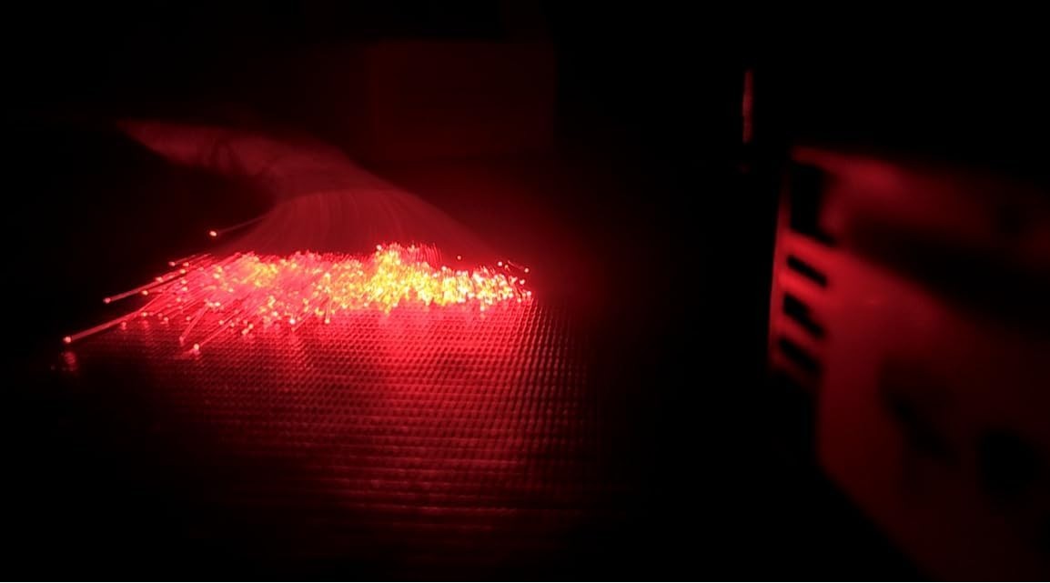 Fiber Optic Light End Glow Cable 200pcs ะค0.03in0.75mm 6.5ft/2m Pmma Plastic C
