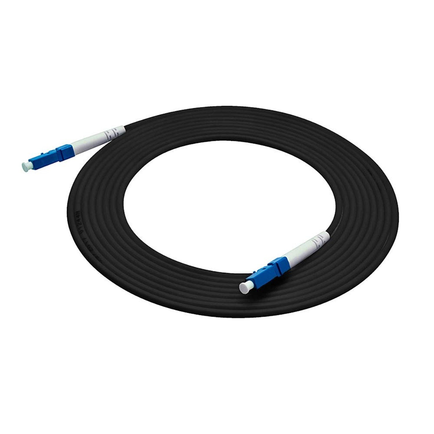100ft 100feet 30m LC to LC Outdoor Armored Simplex 9/125 SM Fiber Optic Cable…