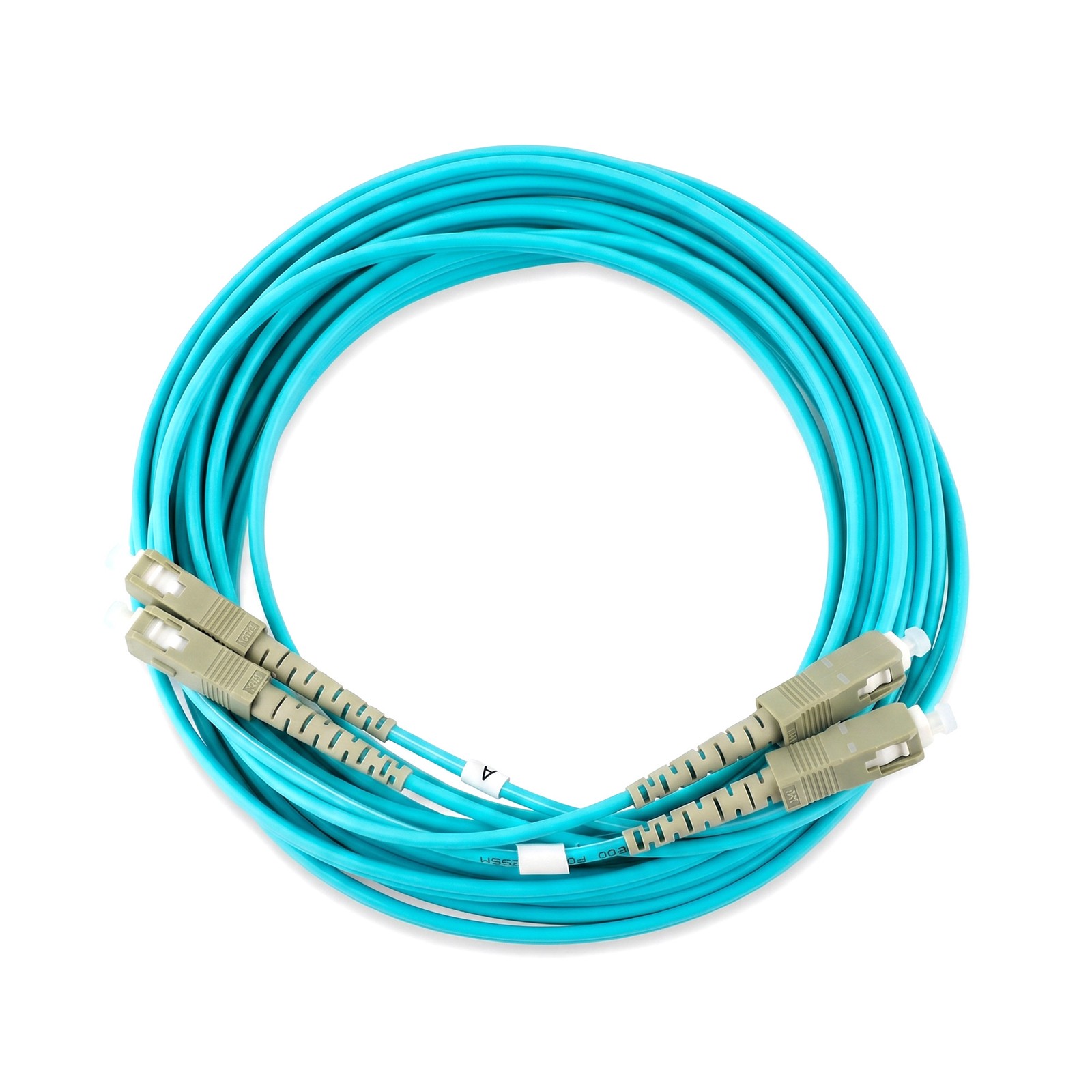 1M-30M SC-SC Duplex Multimode OM3 10 Gigabit Fiber Optic Cable Patch Cord