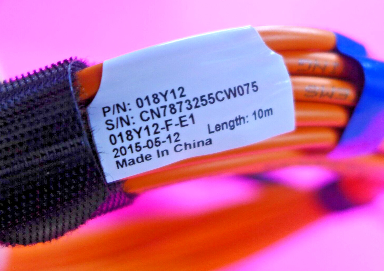 NEW Mellanox 10M QSFP Optical Fiber Cable Dell 18Y12