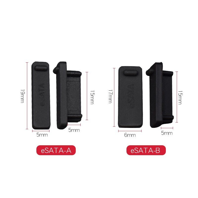 ESATA Rubber dust plugs cover ESATA Hole rubber plug Silicone Rubber Stopper