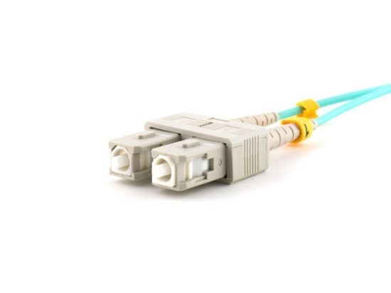 OM3 | 25 Meters | SC to LC | Multi-mode Fiber | Aqua | 50/125 | Networx