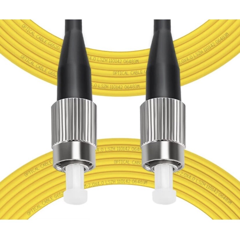 2 Packs-Fibergaga-3m(10ft) OS2 FC/UPC to FC/UPC Fiber Patch Cable Single Mode…