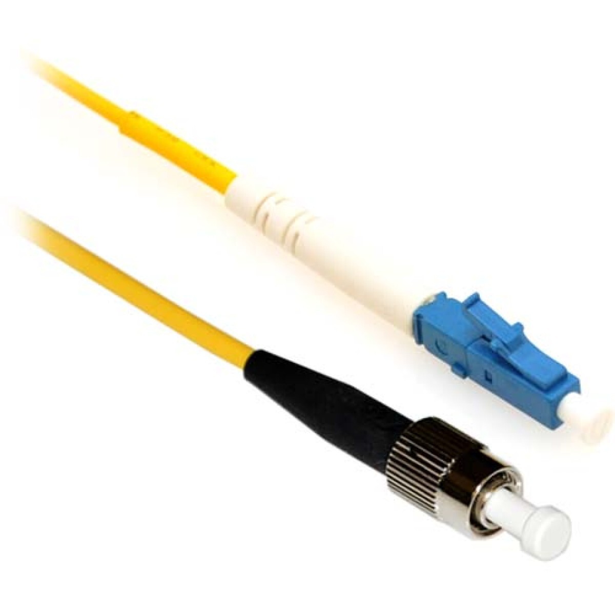 Corning 3m LC-FC Duplex 9/125 OS2 Singlemode Fiber Patch Cable OFNR Yellow 10FT