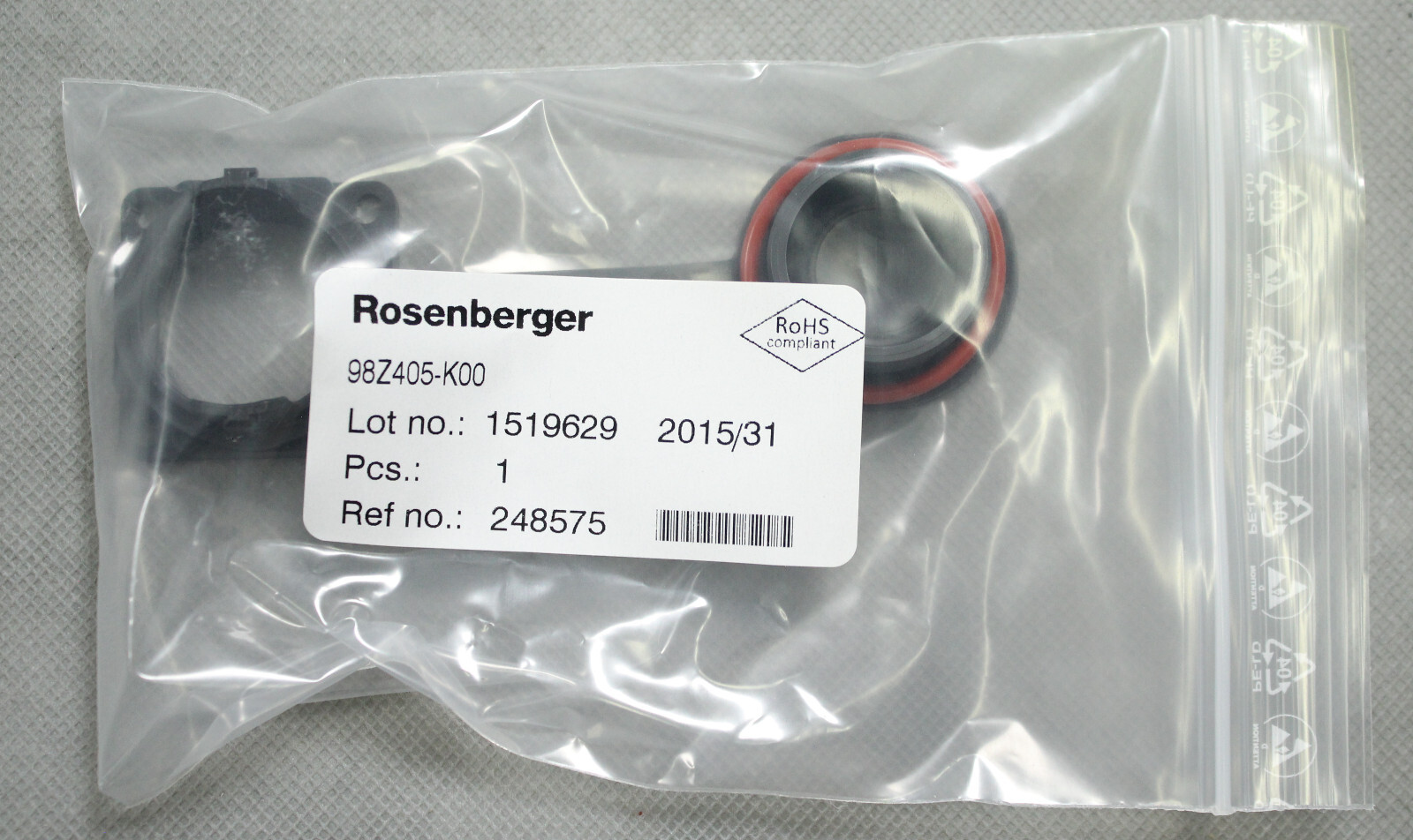 Lot of 15 Rosenberger 98Z405-K00 Fiber Housing 248575