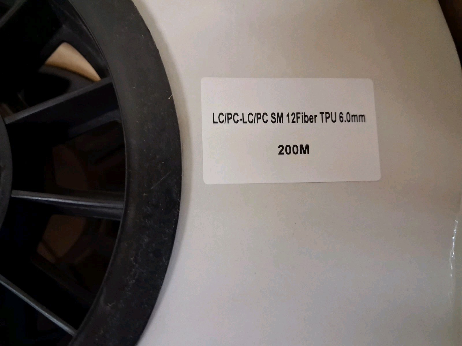 Yutianhome Fiber Optic Cable LC/PC-LC/PC SM 12Fiber Strands TPU 6.0mm 200M 656Ft