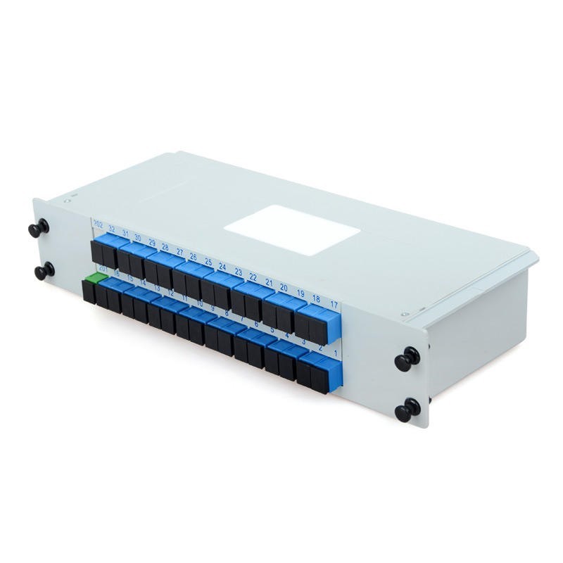 1×32 FTTH PLC Insertion Type Fiber Optic Cassette Passive Splitter SC/UPC APC