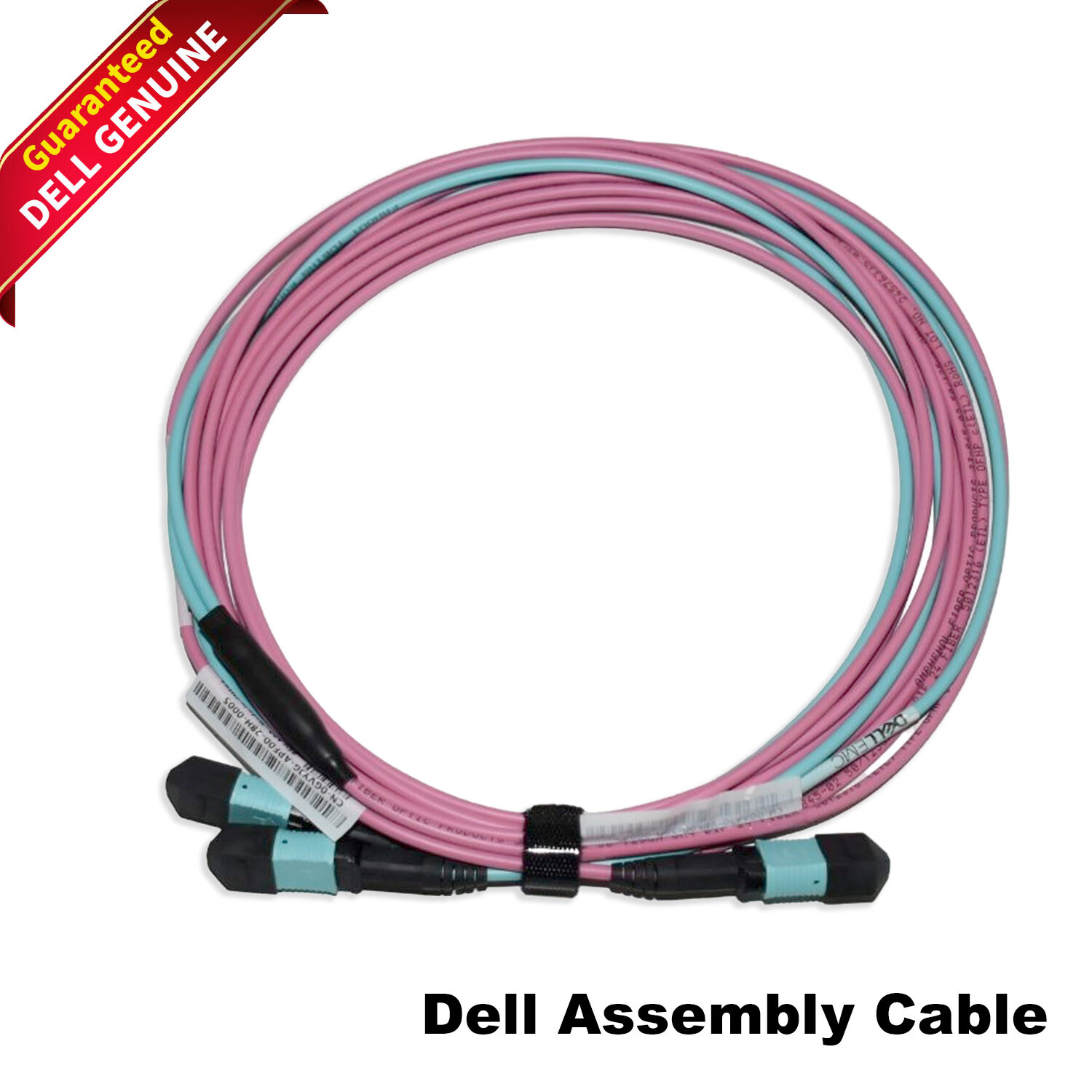 Dell 5M MPO12 OM4 Fiber Optic Cable – High-Speed Data Center 40/100Gbps GVYJG