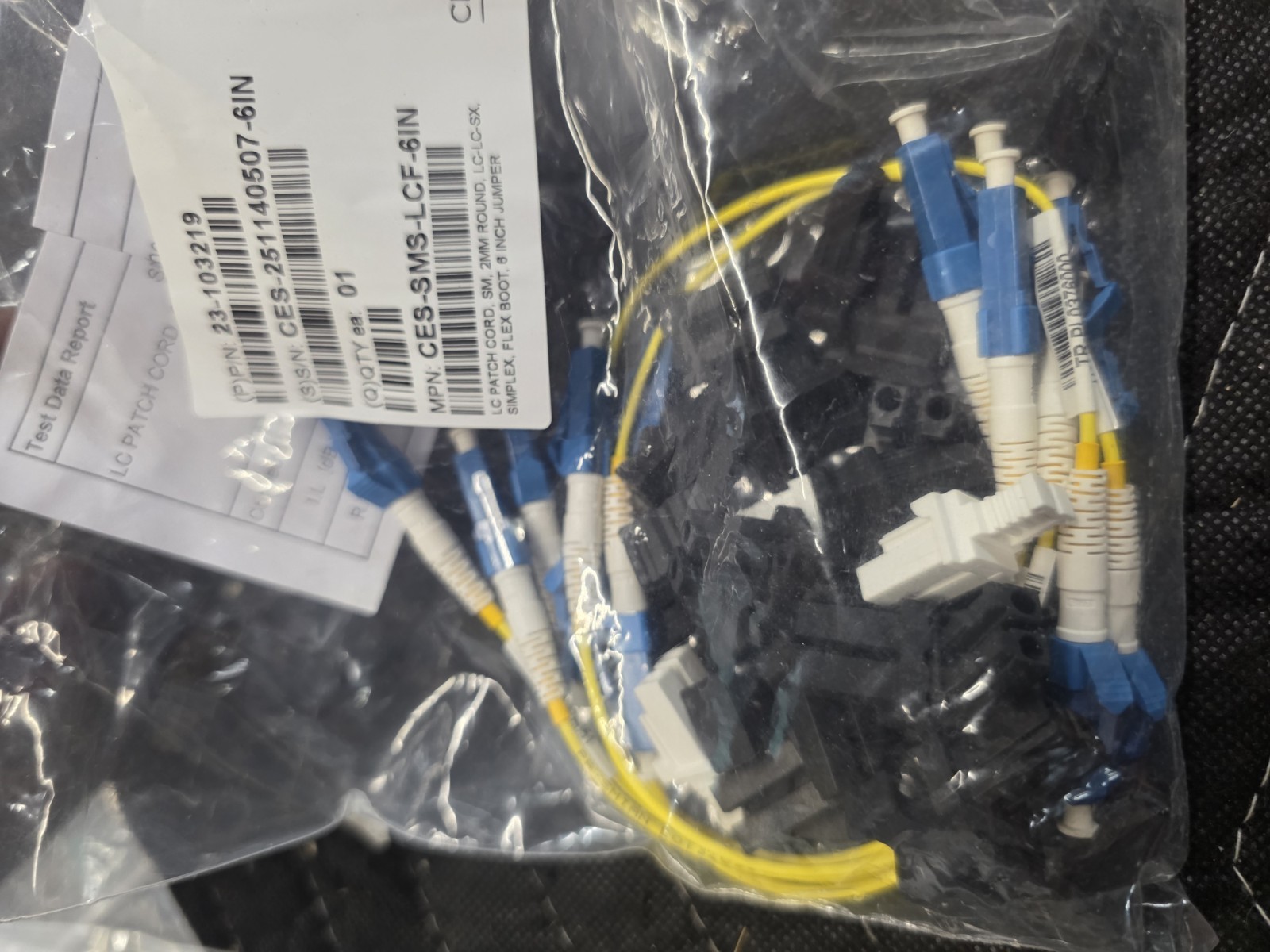 52 Clearedge Patch Cord Cables LC 2mm SX 8″