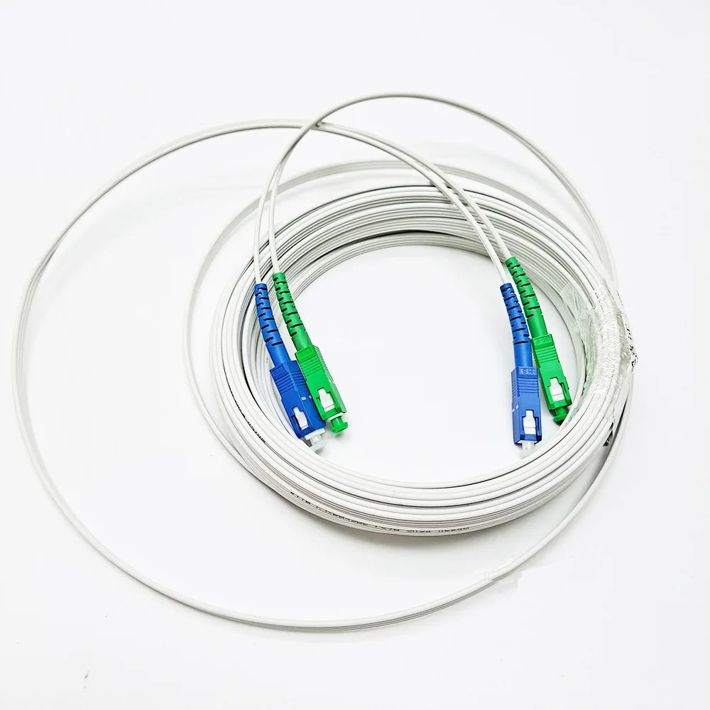 Optic Extension Wire SC UPC+APC SM 2-Core Indoor Drop Thread Fiber Optical Cable