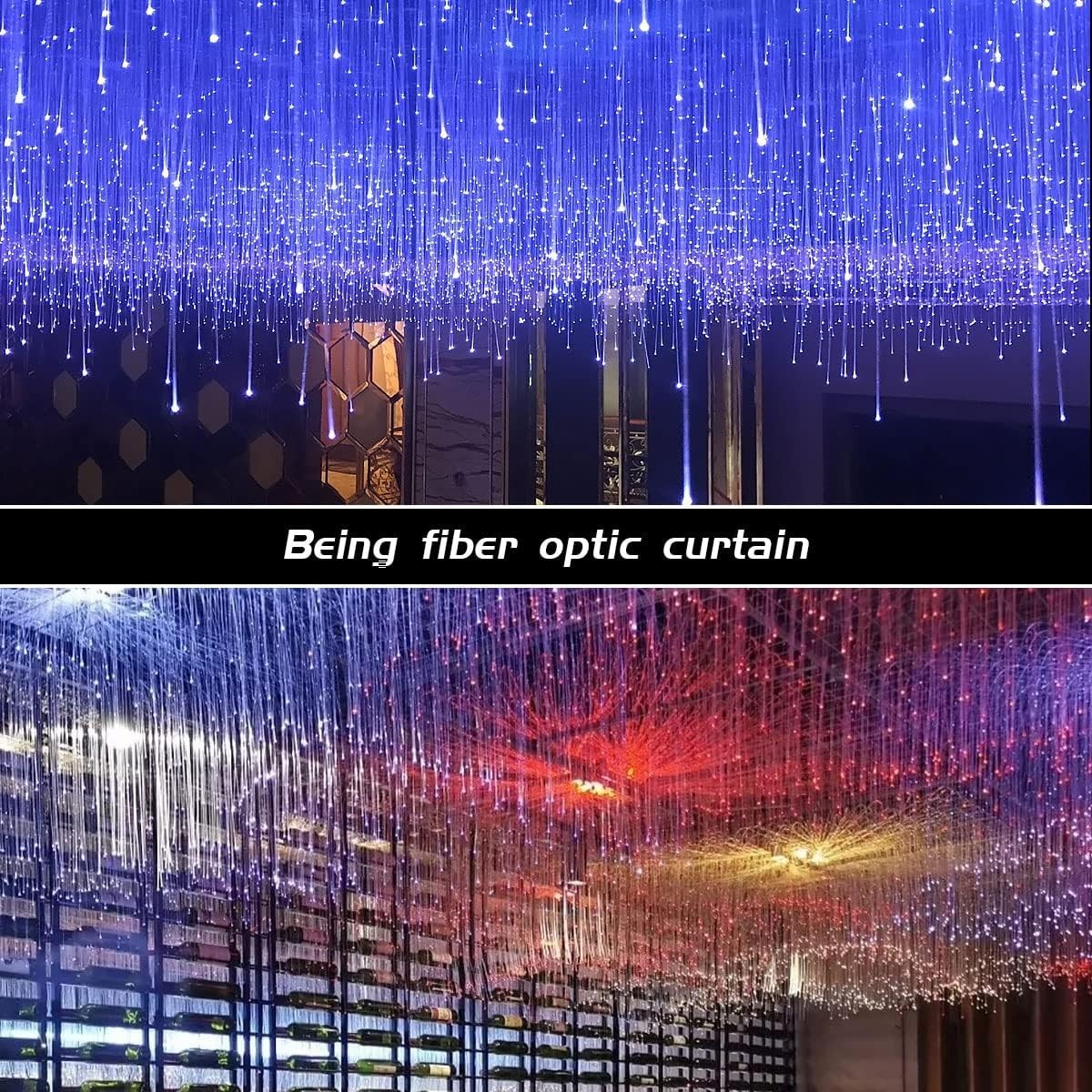 Long-lasting 164ft PMMA Fiber Optic Cable Roll – Embrace Twinkling Star Effects