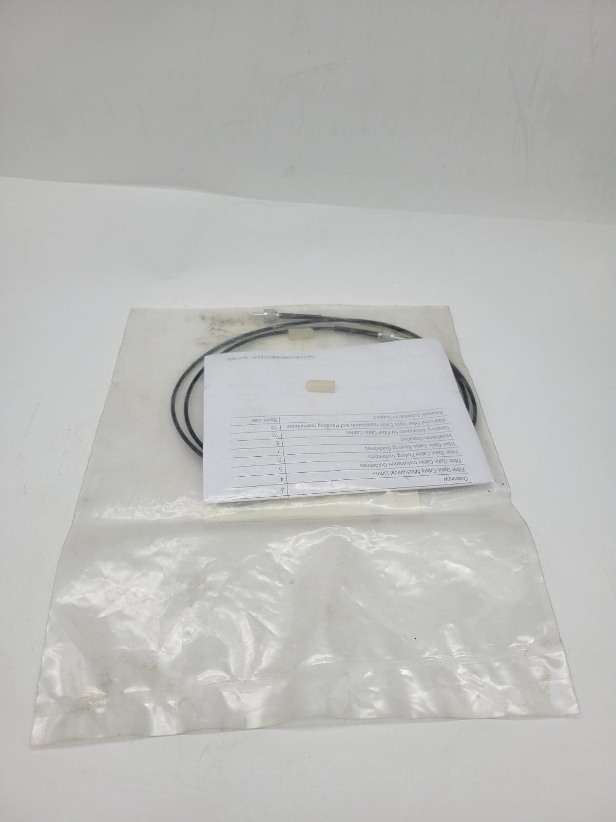Allen-Bradley 2090-SCEP1-0 Plastic Fiber Optic Cable 1 Meter Series E NOS Black