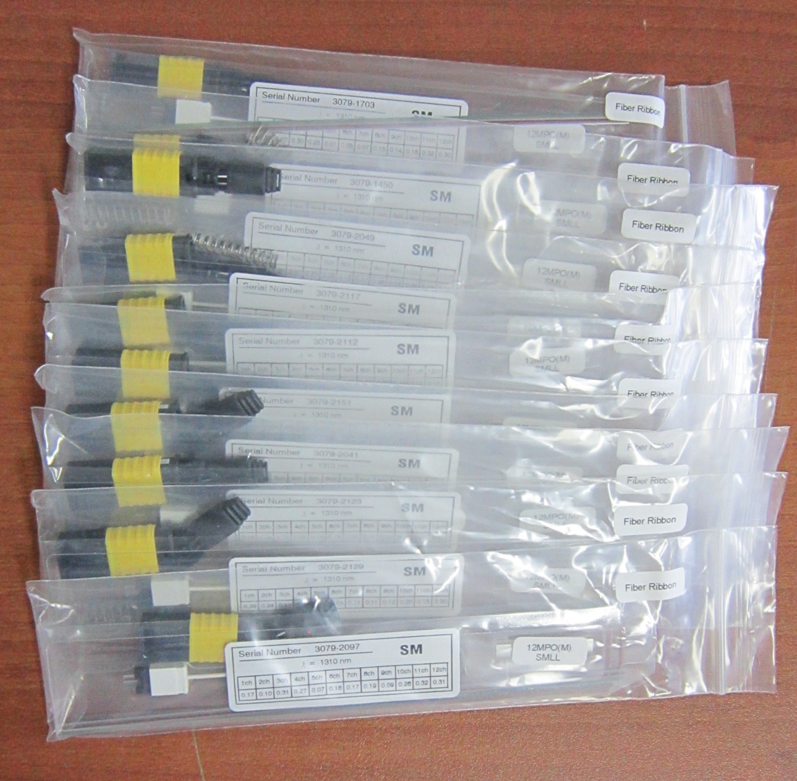 Lot of 10 – Sumitomo Lynx-CustomFit LYNX2-12MPO(M)-SMLL-RBN Splice-On Connector