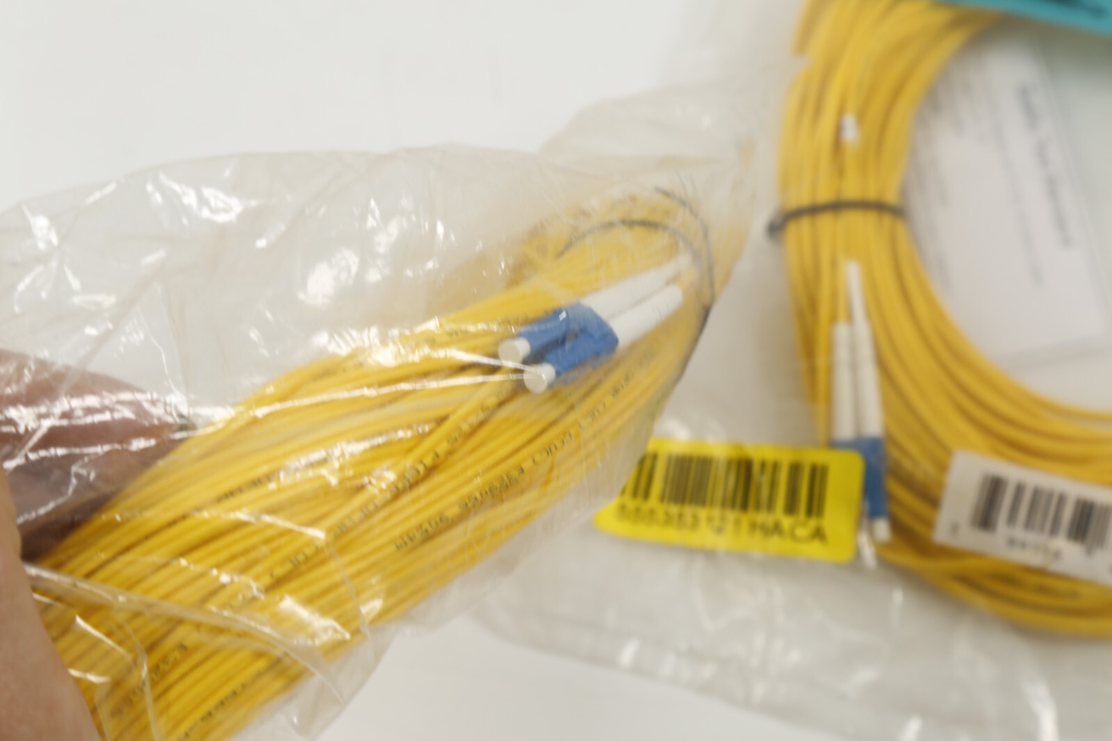 LOT of 3 Allen Tel Singlemode Duplex LC to LC Fiber Optic Patch Cords