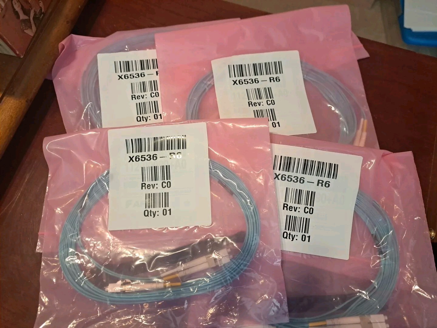 4 AFL Fiber Optical Cable 5M LC toLC MM OP 112-00090+A0 CS001071C-004.9 X6536-R6