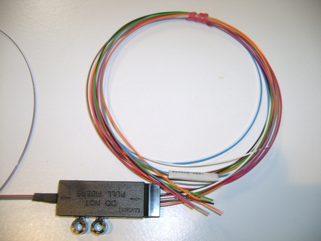 Fiber Optic Ribbon Fanout Cable, 8 Position 9/125um New in Box w/ Test Data