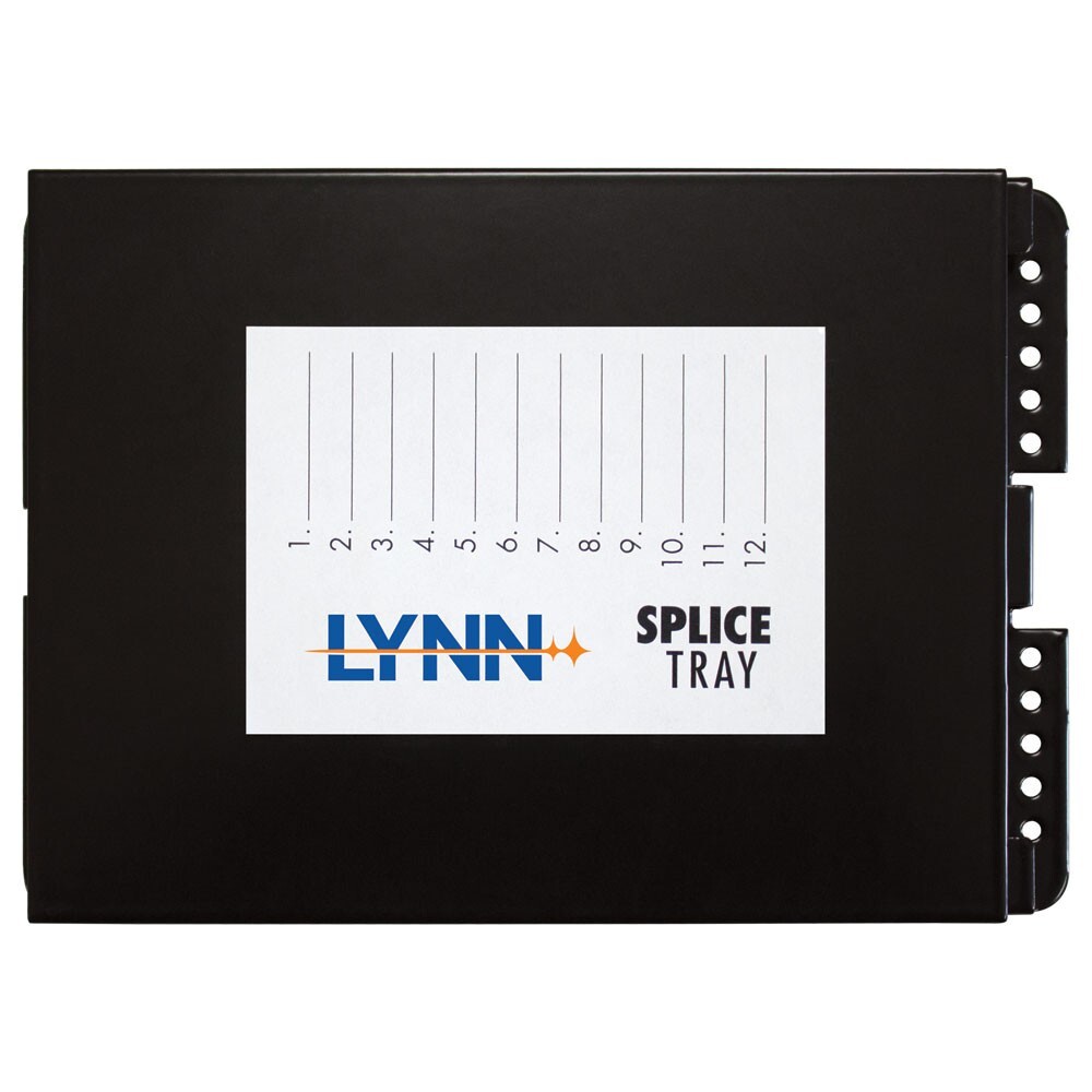 12 Strand Fiber Optic Core Single Fusion Metal Splice Tray Holder – 5″ x 7″