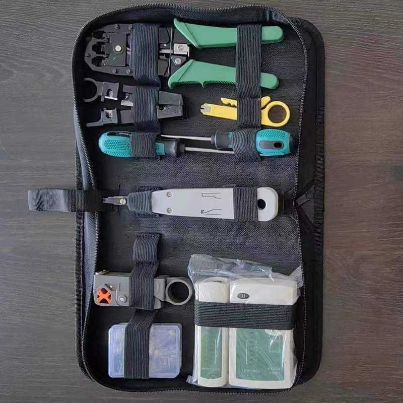 Computer Network Repair Tool Kit Lan Utp Screwdriver Wire Stripper Rj45 Connecto