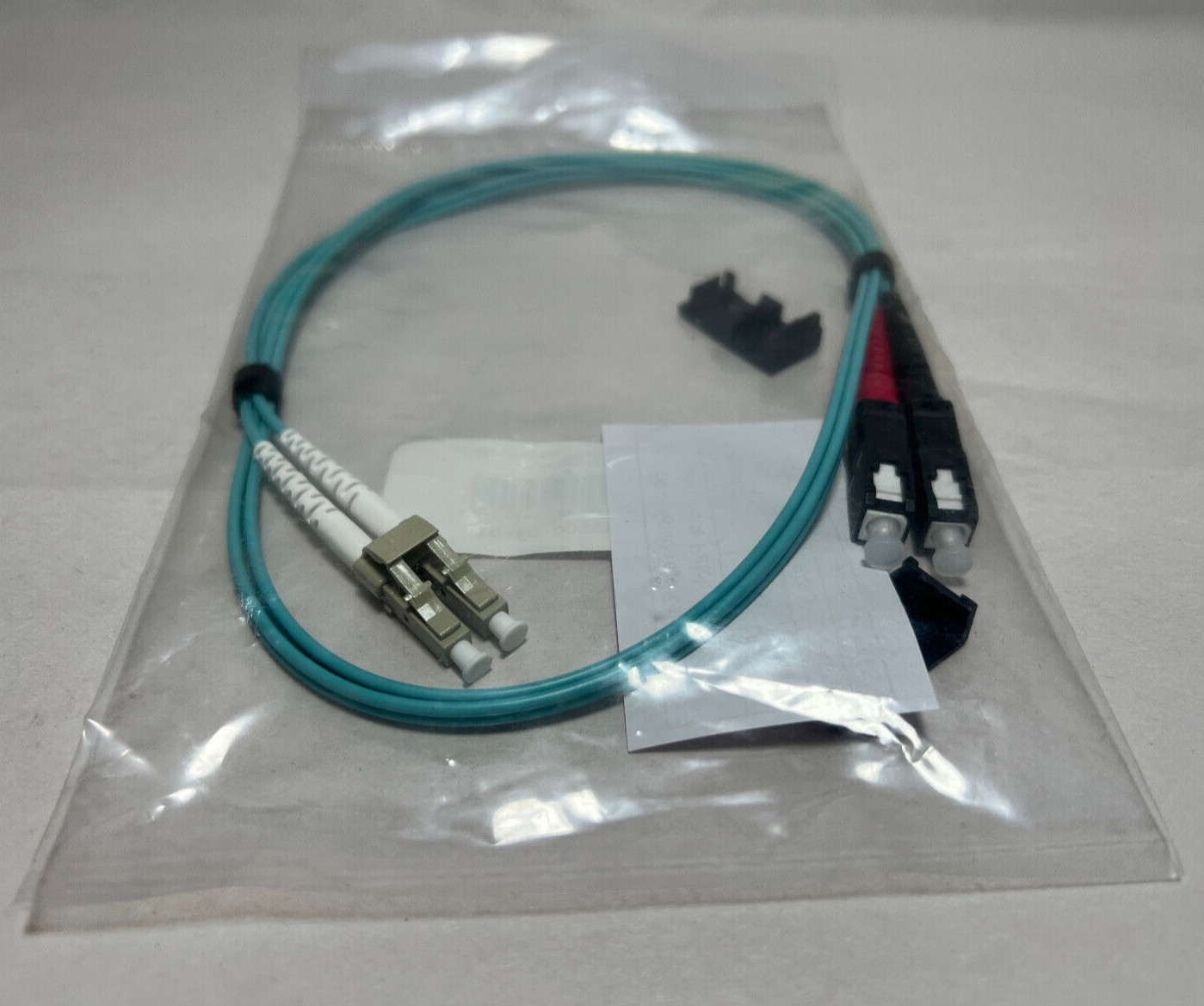 ATP Allen Tel GBLCC-D4-01 Fiber Optic Cable Patch Cord Multimode OM3 LC to SC
