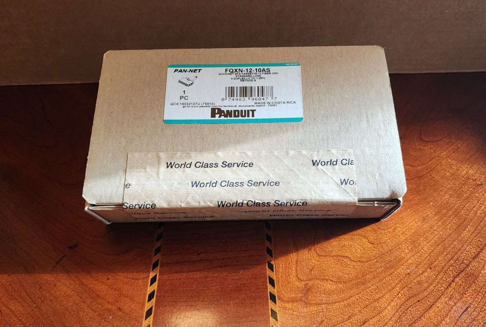 NEW and SEALDED Panduit FQXN-12-10AS Quicknet SFQ Cassette 12 Fiber 6 LC