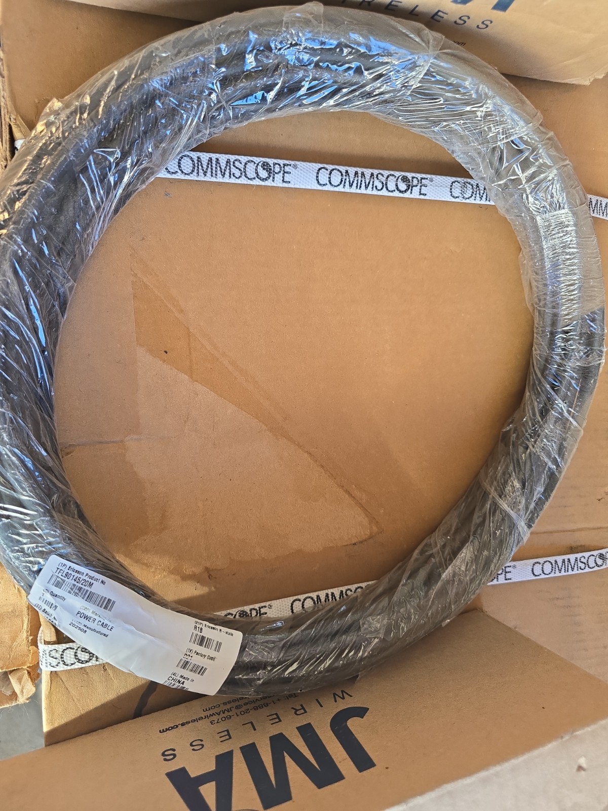 NKT TFL90145/20M Power Cable RLCL 3×2 5mm2 AWG Screen 20M Round