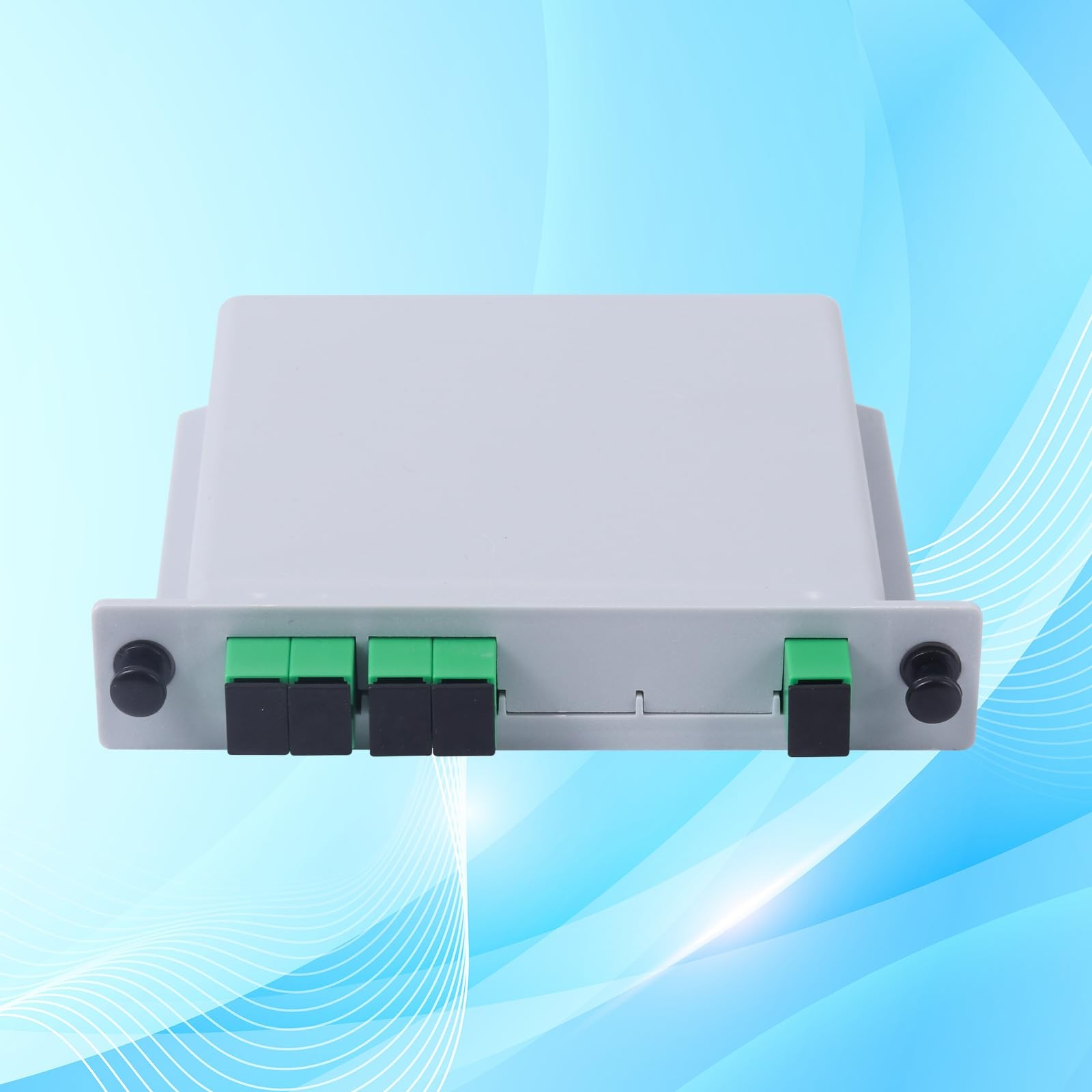 – 1 pc SC/APC 1×4 PLC Fiber Optic Splitter, 1 to 4 SC APC Cassette Card Inser…