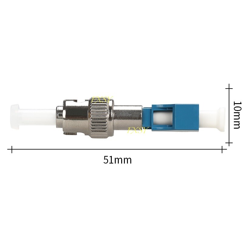 ST/UPC Male LC/UPC Female SM MM Hybrid Fiber Optical Adapter Optic Converter
