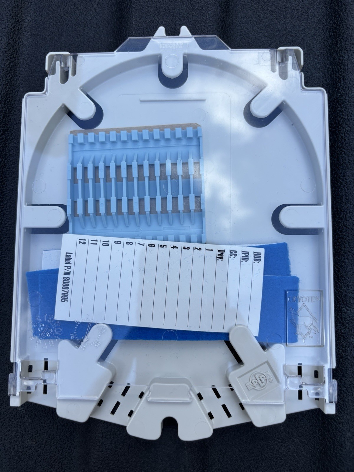 24 Strand Lite Grip Fiber Splice Tray Kit