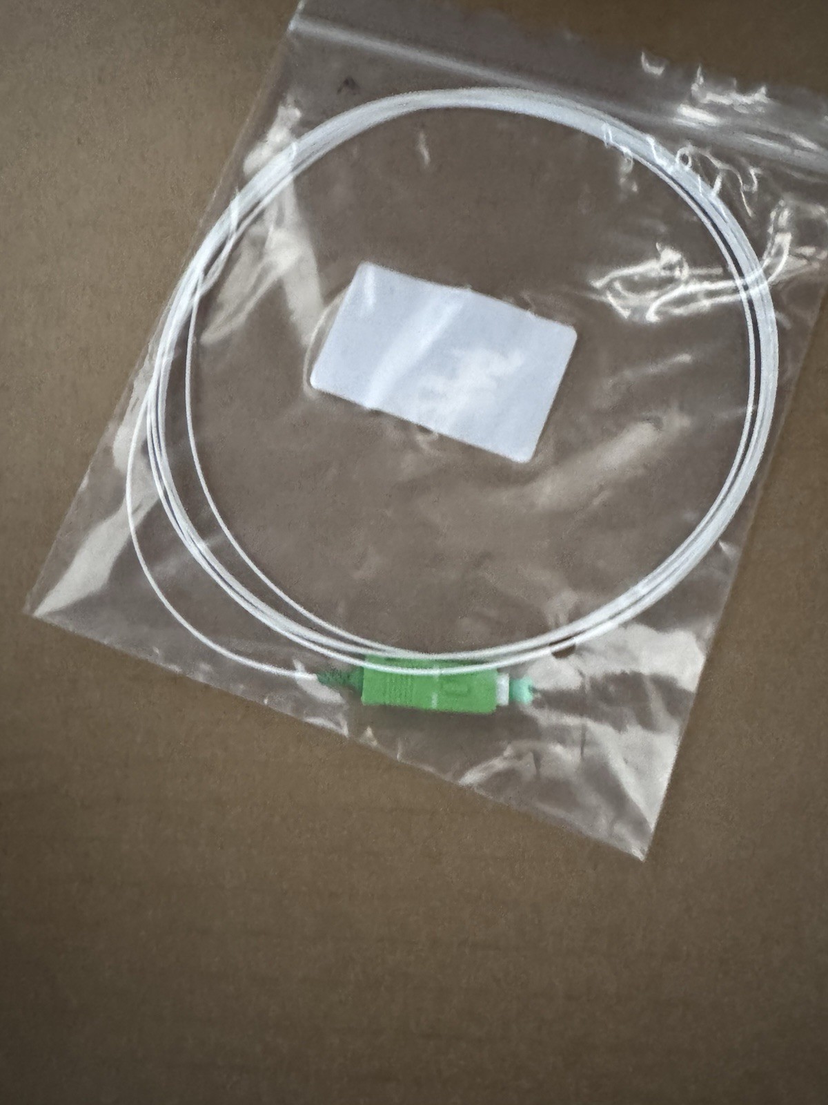 50 2M SC APC Simplex Single Mode Fiber Optic Patch Cable Pigtail Cord