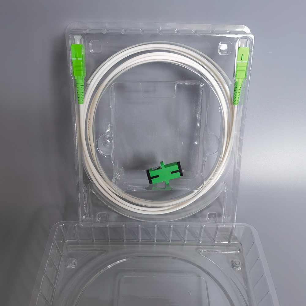 Fiber Optic Patch Cord G657A2 LSZH 2M SC/APC-SC/APC Simplex Fiber Patch Cord