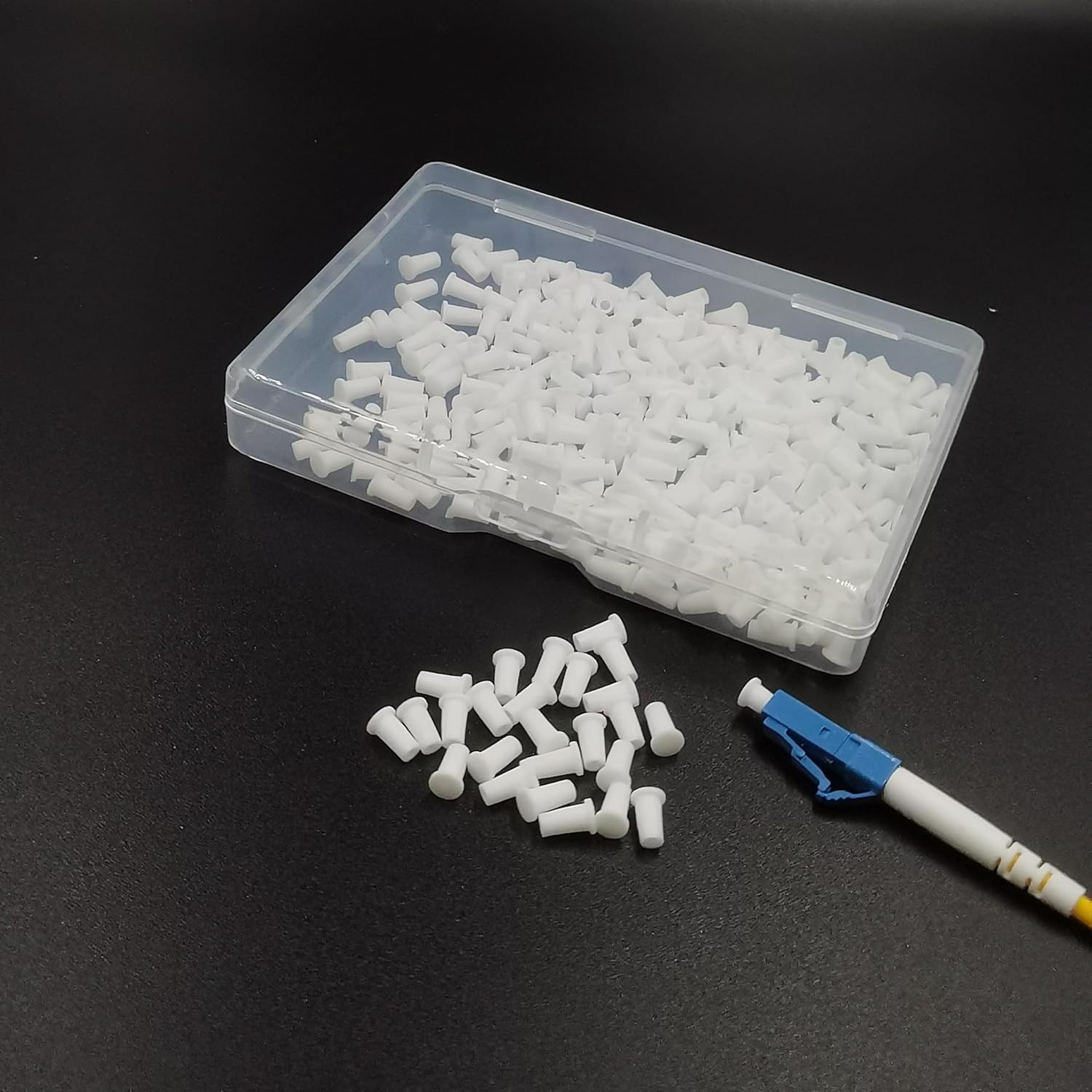 LC Dust Caps Complete Protection for LC Ends, Fiber Optic Cables, End Faces and