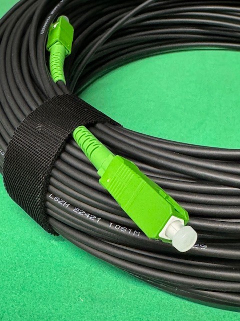 WBE Tech SC-ACP/SC-ACP SM 1 Fiber Round Drop Indoor/Outdoor Riser 250ft