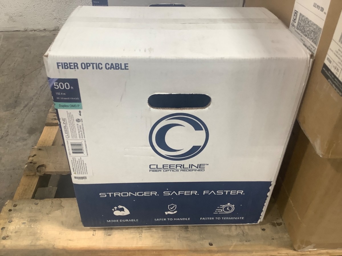 Cleerline D50125MOM3P – SSF-S Indoor/Outdoor Fiber Cable 500 foot 152.4 Meters