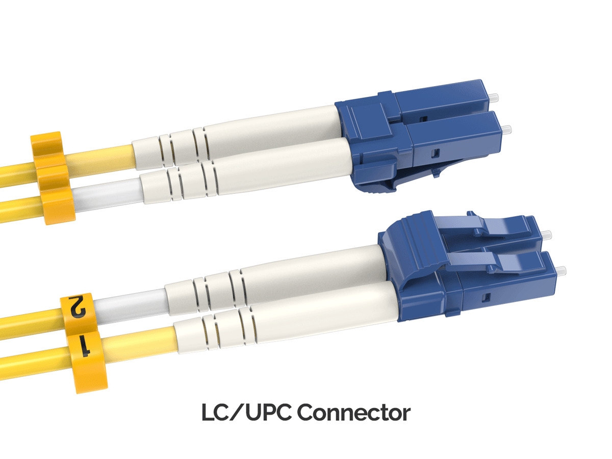 OS2 LC/LC Duplex 9/125 Singlemode Fiber Optic Cable – 0.5/1/1.5/2/3/4/5 to 50m