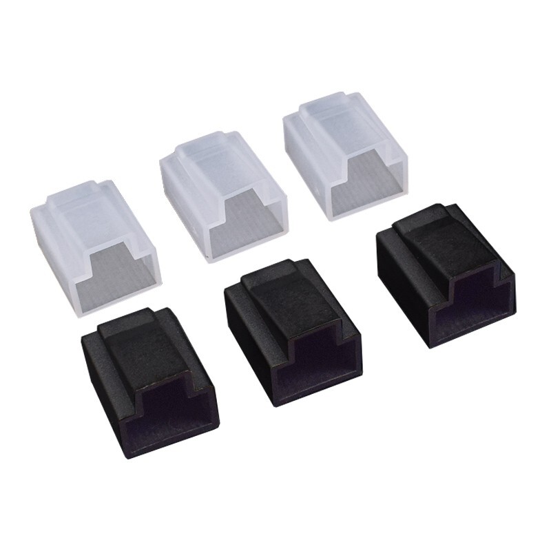 Rj45 Dust Plug Cover PE Network Cable Plug Rj45 Male Crystal Head Dust Cover