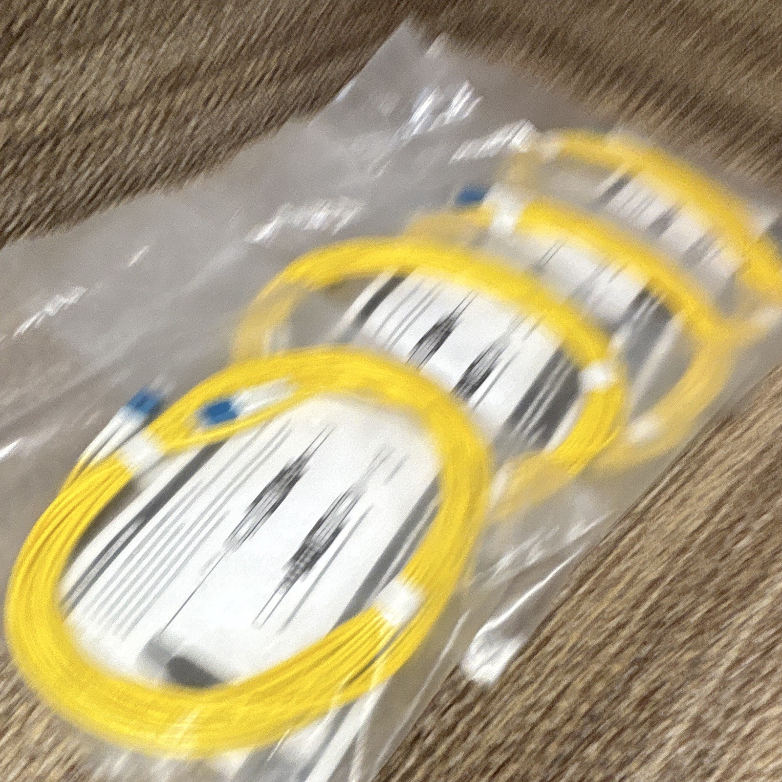 Corning CompuLink LC-LC Duplex Fiber Patch Cable 5m Yellow LCCLCDS-UPSM