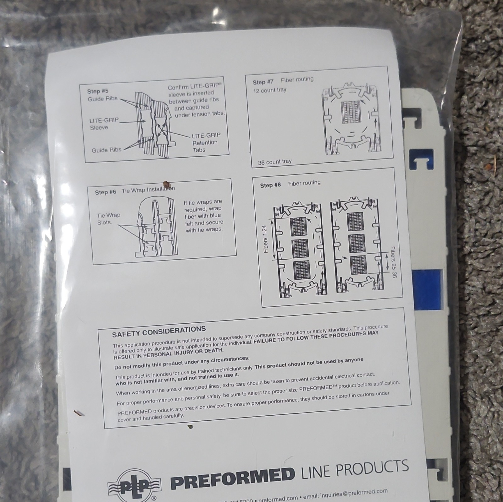 Coyote Fiber Optic Splice Closure Dome Part # 07655. Fiber Optic Cable Capsule.