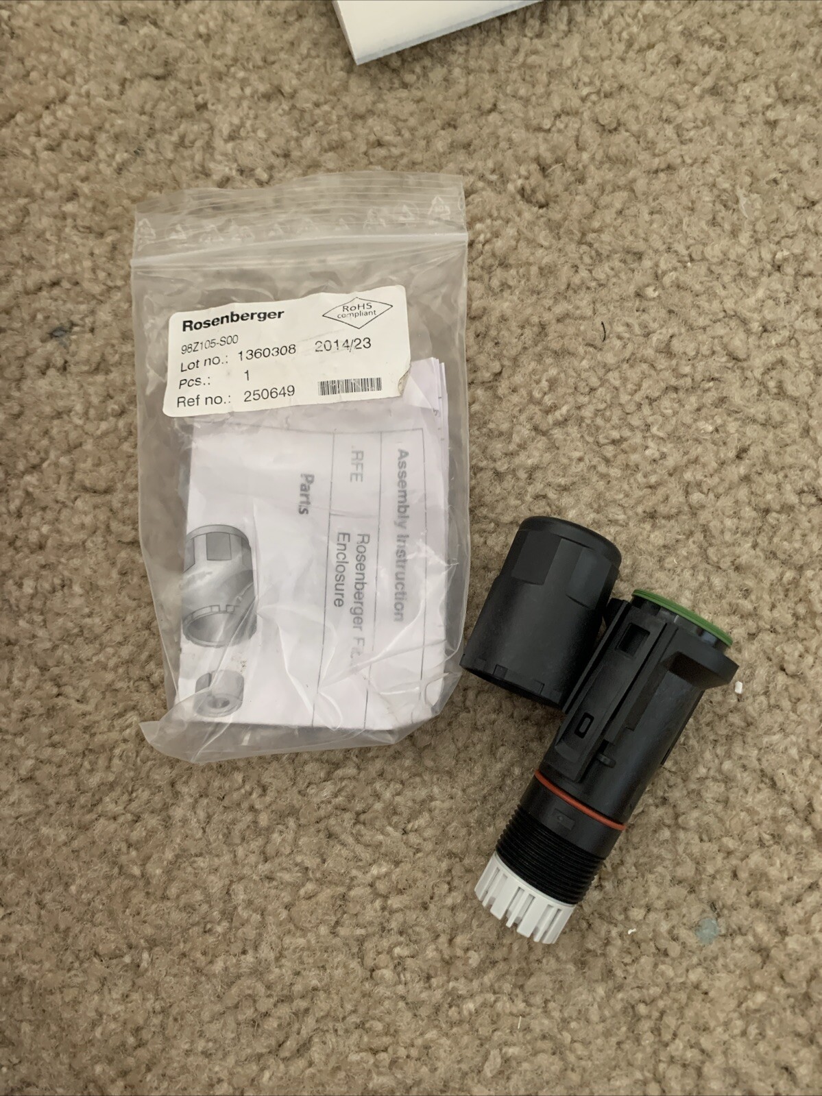 Rosenberger Fiber Enclosure 2.0 RFE FIBER OPTIC 98Z105-S00 See Pics
