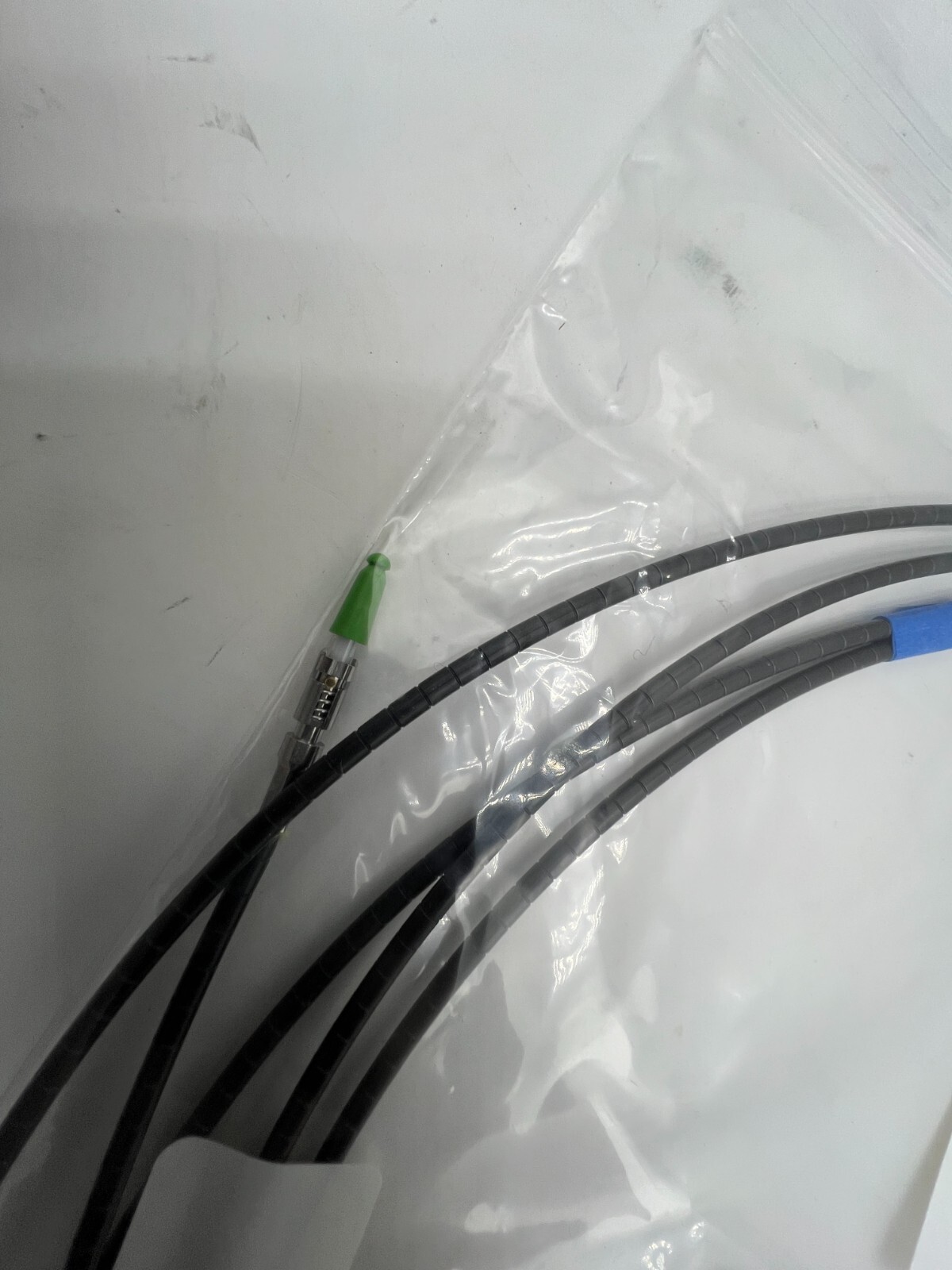 QTY 3 PPC 10FT Fiber QuikPush Cable Assembly 3mm SC APC Balistix 10-0241-10F
