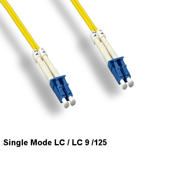 [10pc] Kentek 20m LC to LC Single-Mode Fiber Optic Cable 9/125 Duplex Ethernet
