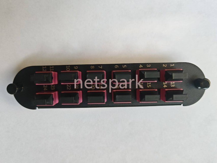 for Corning CCH-CP144 Fiber Adapter Panel MPO male/female OM4 8/12/24 Core