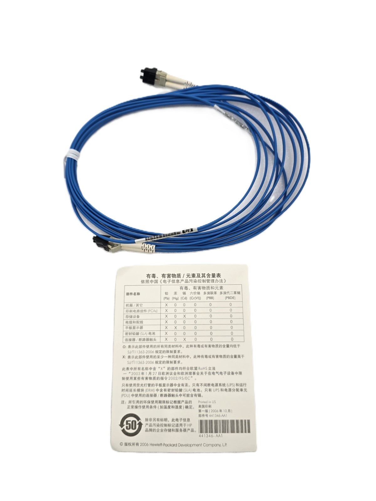 HP QK734A PREMIER FLEX OM4 FC CABLE (FAST SHIPPING)