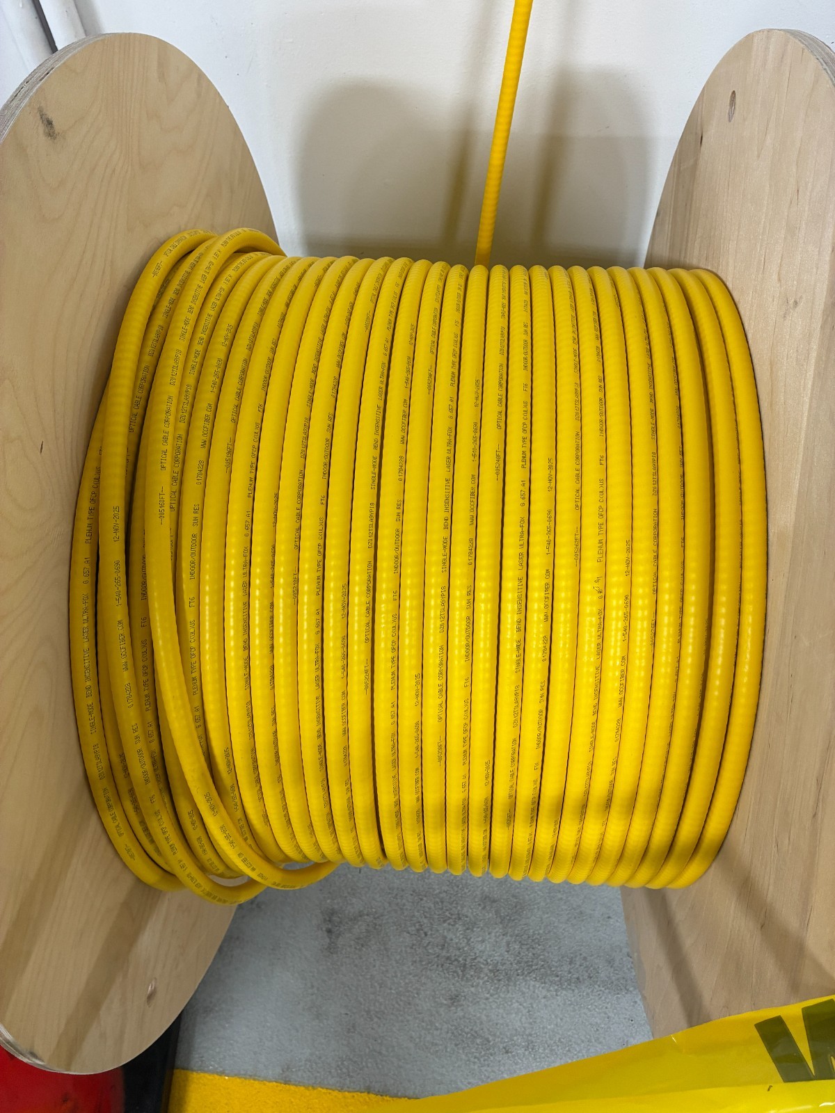 Fiber Cable 12-Strand Single Mode OCC Plenum/Indoor/Outdoor/Armor (62-FOOT COIL)